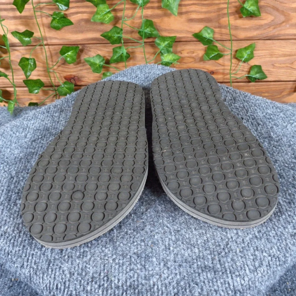 Teva Men Sandal Size 8 Casual Outdoor Flip Flop‎ Gray Leather